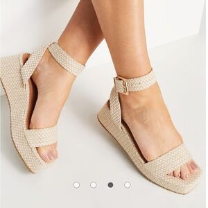 ASOS DESIGN Tatiana flatform sandals in natural
